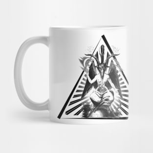 Baphomet in Pyramid of All Seeing Eye Mug